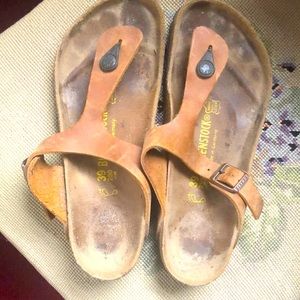 Birkenstock sandals.